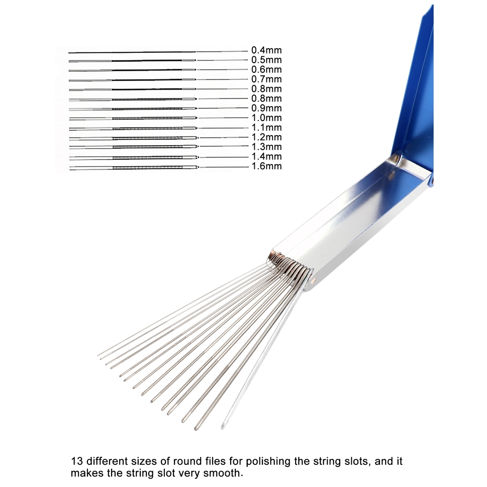 Redwood Nut & Bridge Slot Polish Files 1