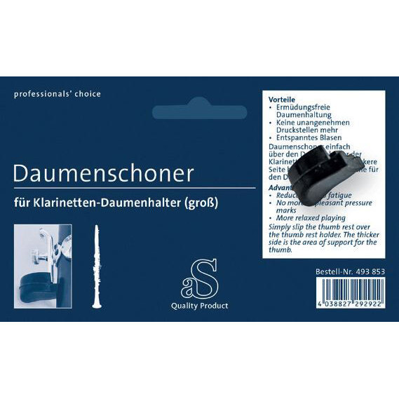 Arnolds & Sons Daumenschoner für Klarinette verstellbar, groß