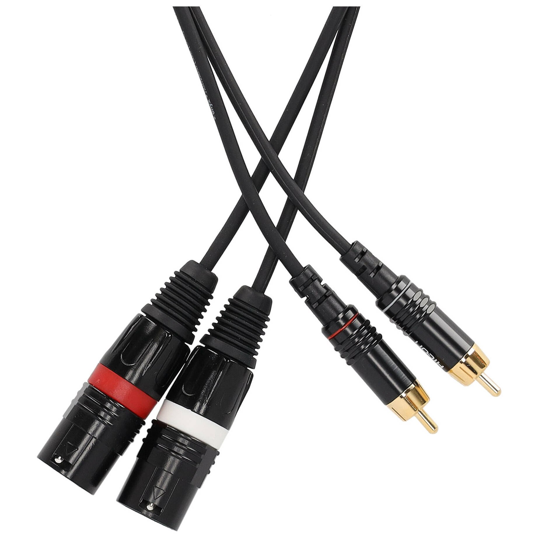 Sommer Cable ONH7-0500-SW SC-Onyx 2 x XLR Male - 2 x Cinch Male 5 Meter 2
