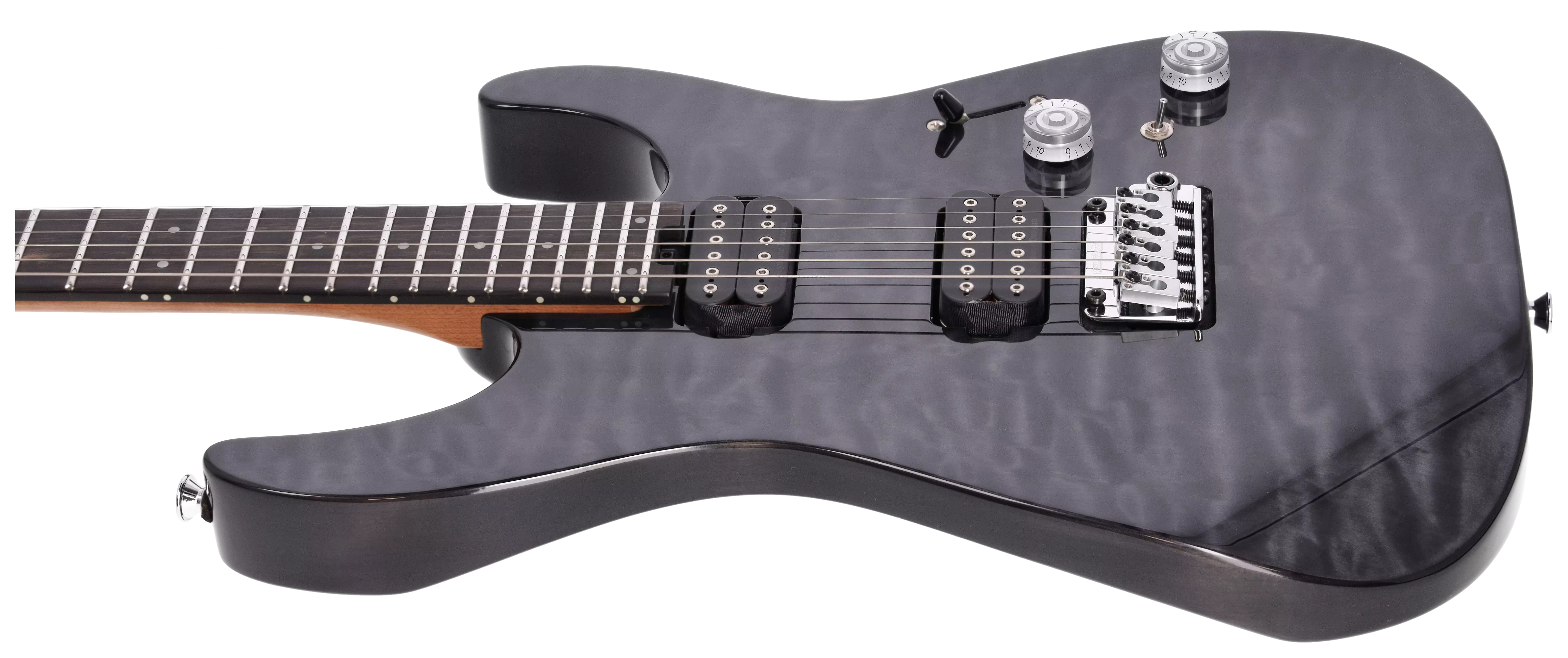 Charvel Pro Mod Plus DK24 HH 2PT EB QM Midnight Ocean 5