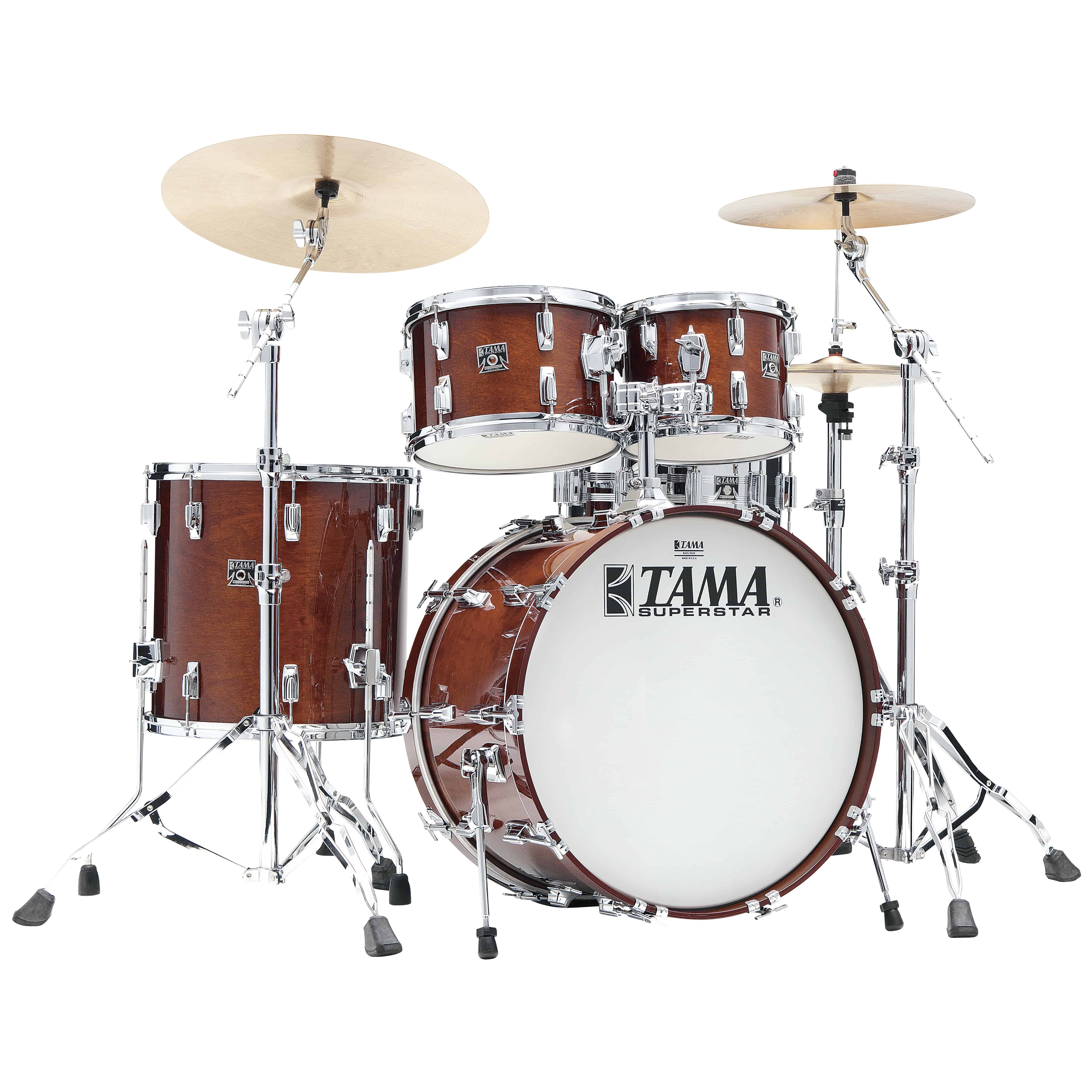 Tama SU42RS-SMH - 50th LIMITED Superstar Reissue 4pcs Drum Shell Kit - Super Mahogany