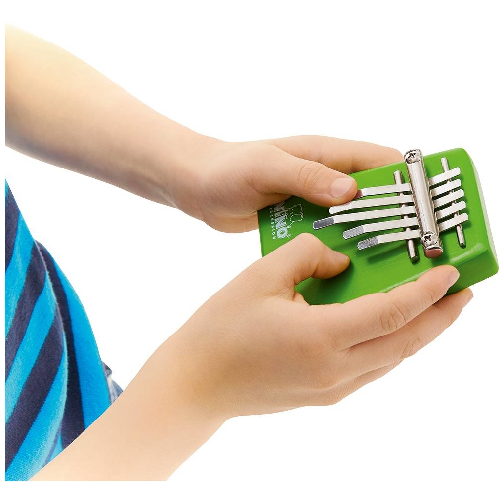 Nino Percussion - Nino Percussion Wood Kalimba Radiata Pine, Small, Green - 1