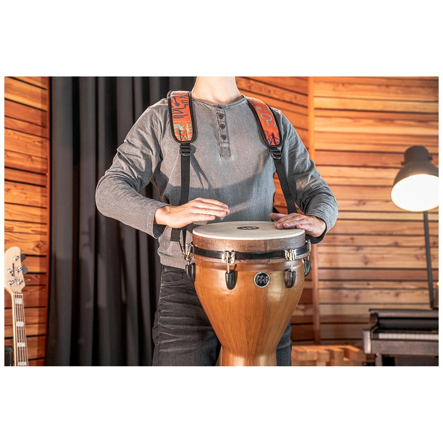 Meinl Percussion - Meinl Percussion MDJS1PS Designer Djembe Strap, Pharaoh s Script - 1