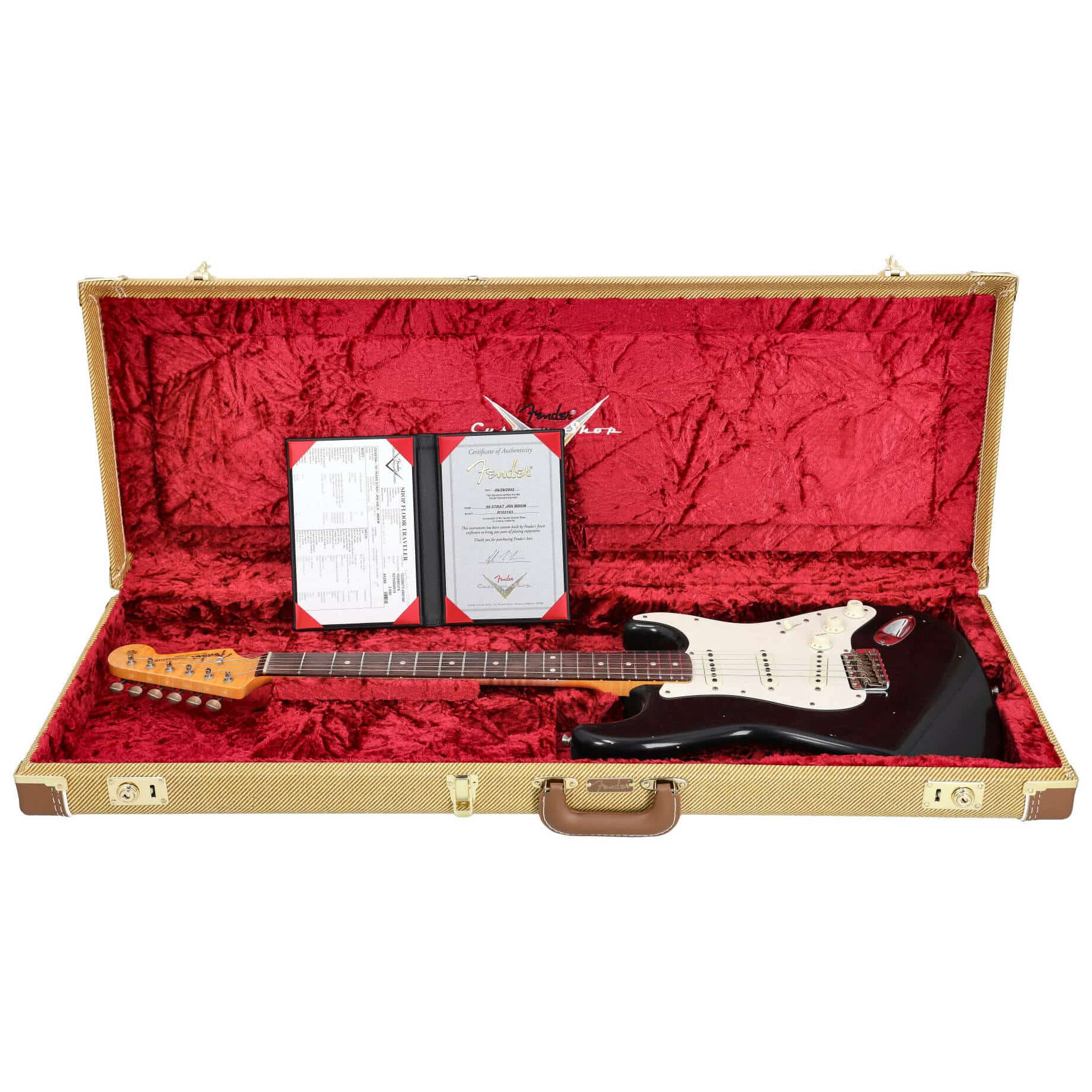 Fender Custom Shop 1959 Stratocaster RW Journeyman Relic ABLK MBKM Masterbuild Kyle MCMillin 10