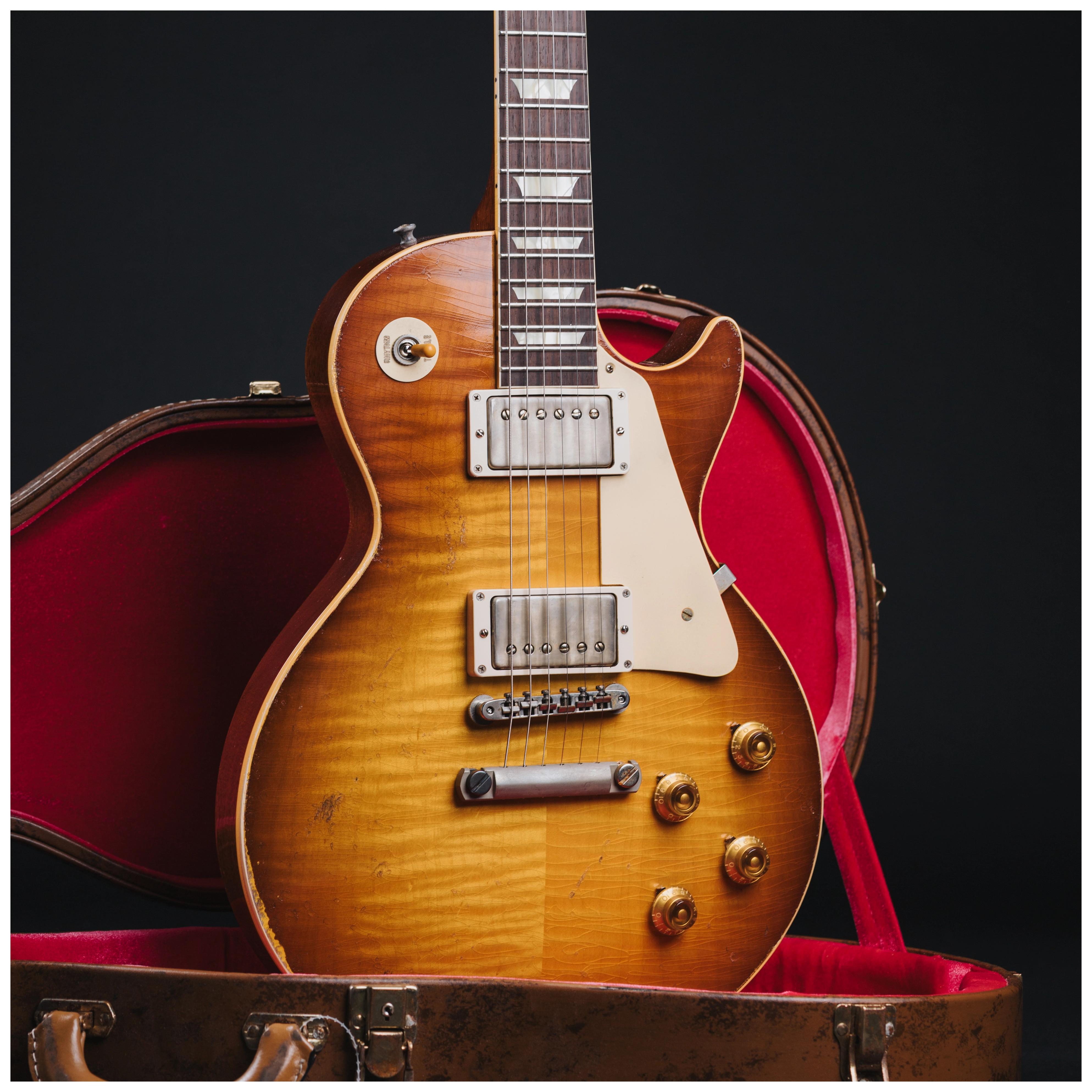 Gibson 1959 Les Paul Standard Reissue Heavy Aged Slow Iced Tea Fade Murphy Lab #943879 45