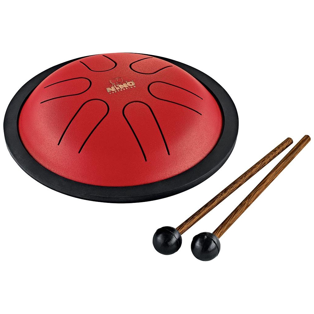 Nino Percussion - Nino Percussion Nino Percussion Mini Melody Steel Tongue Drum ROT
