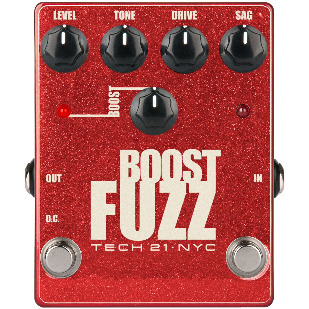 Tech 21 Bass Boost Fuzz Metallic Analog Bass Fuzz w/Clean