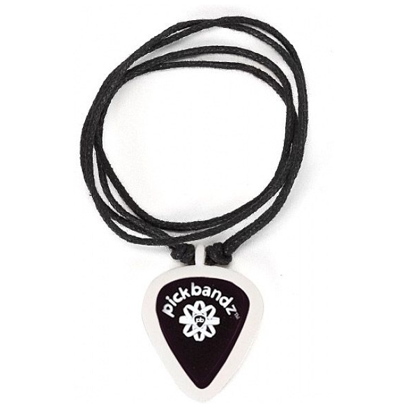 Pickbandz Guitar Pick Necklace Ghost White