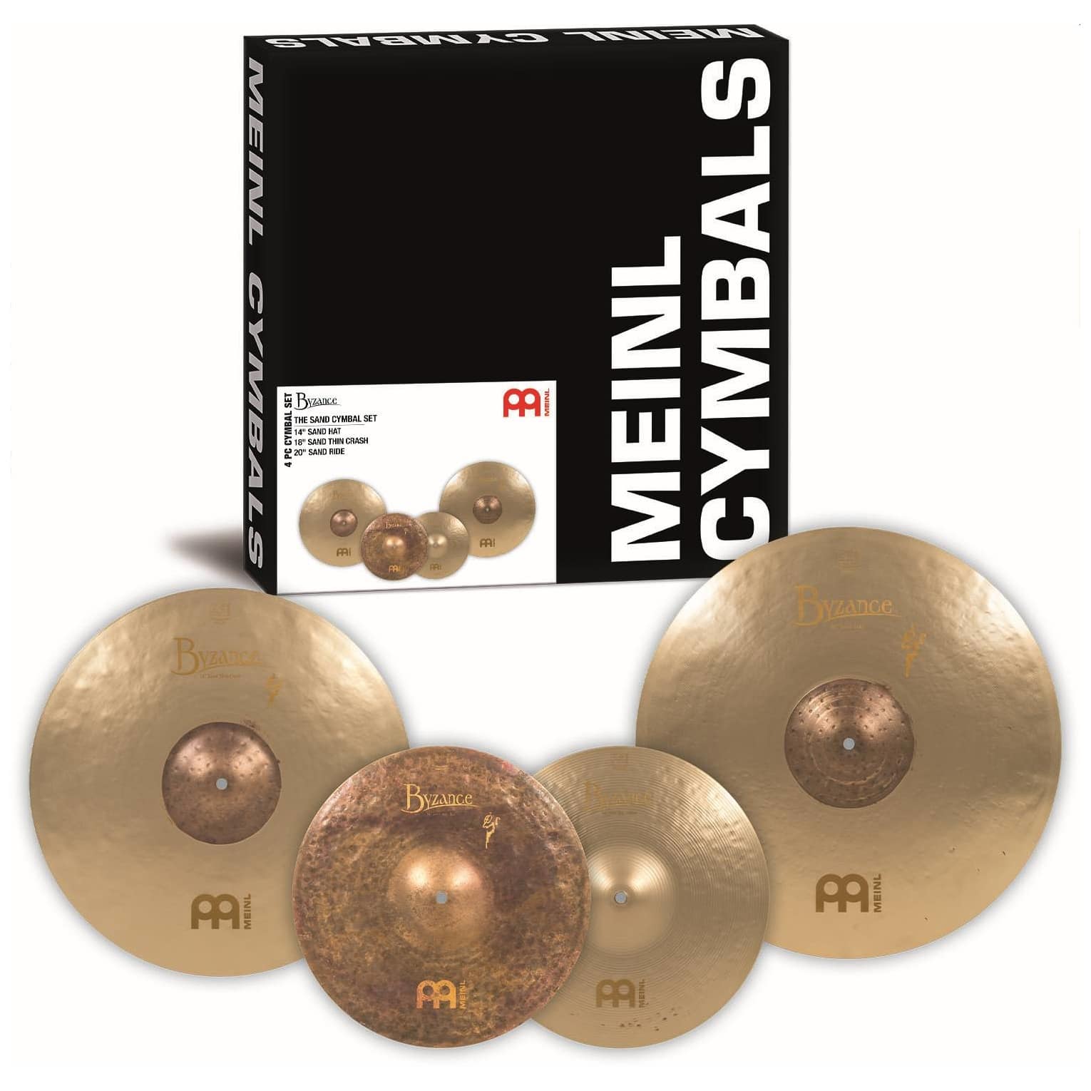 Meinl Cymbals - Meinl Cymbals BV-141820SA - Byzance Vintage Sand Cymbal Set