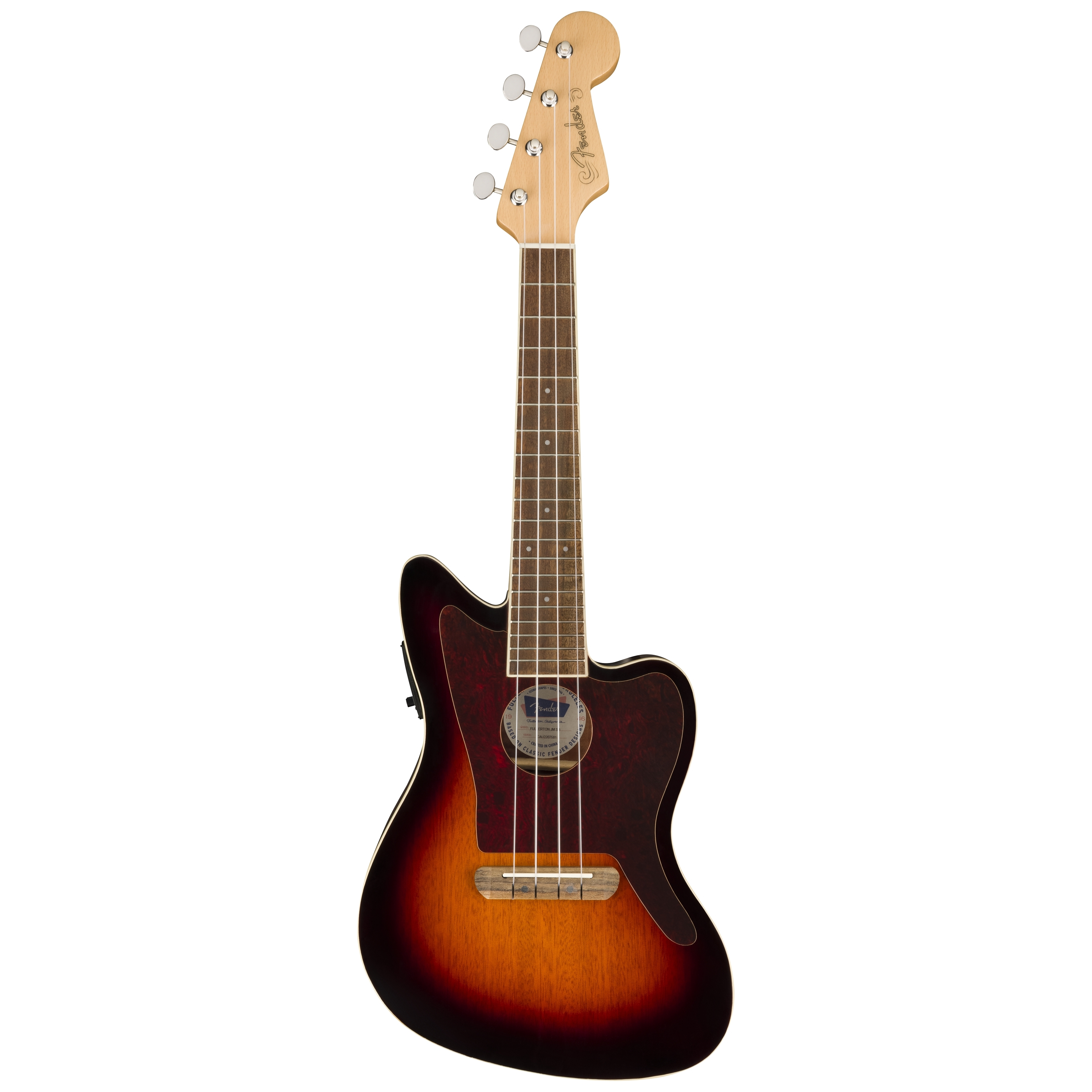 Fender Fullerton Jazzmaster Uke 3-Color Sunburst 1