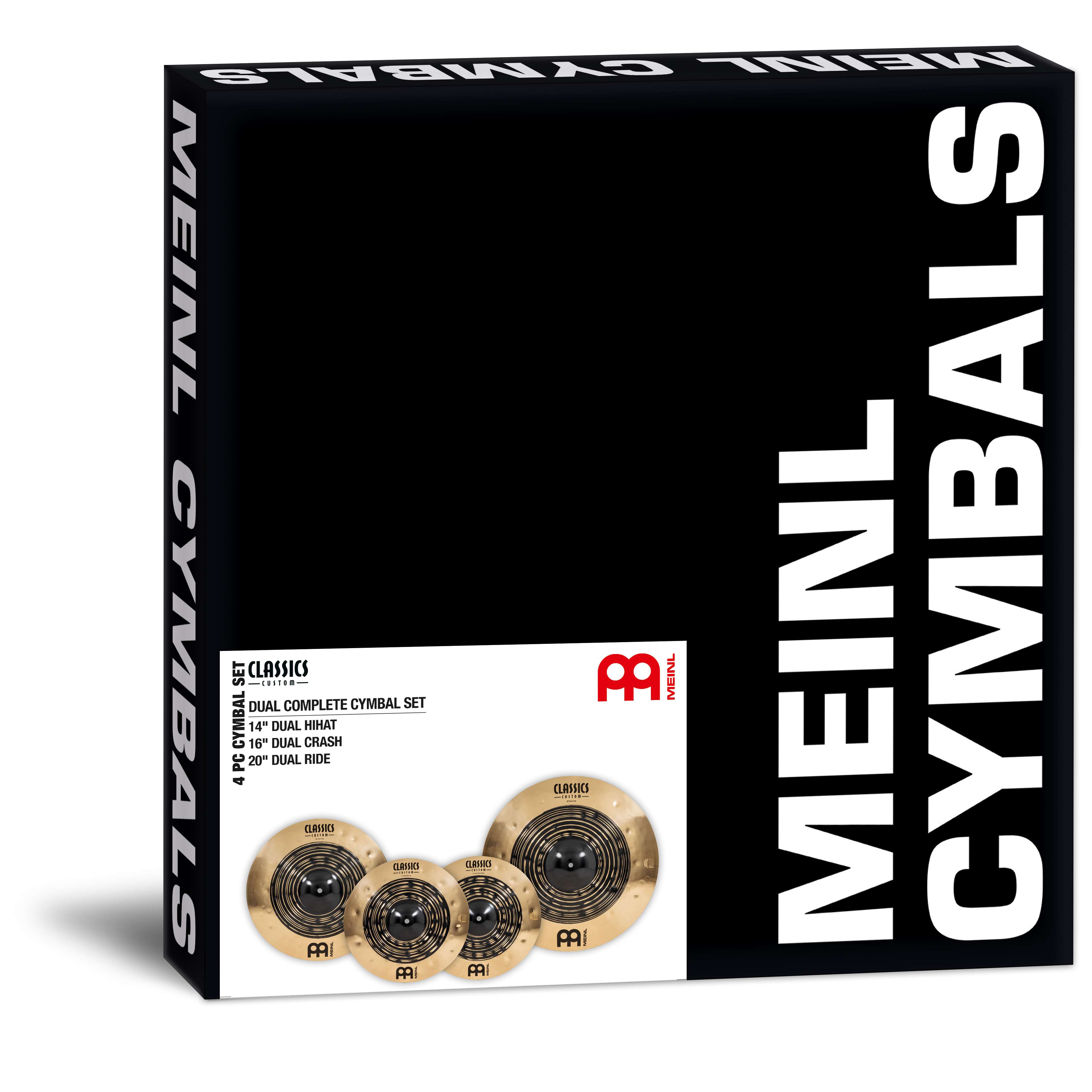 Meinl Cymbals CCDU141620 - Classics Custom Dual Complete Cymbal Set 10025888-2