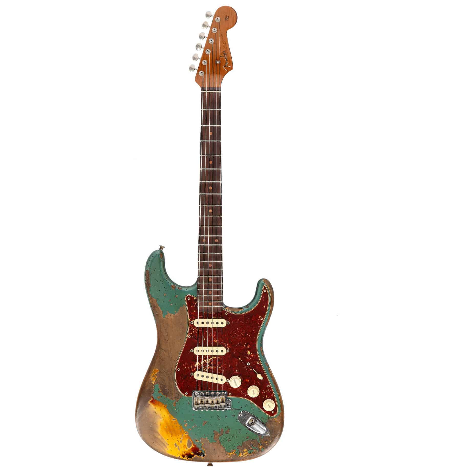 Fender LTD Custom Shop 1961 Stratocaster Roasted Super Heavy Relic Aged Sherwood Metallic over 3TS