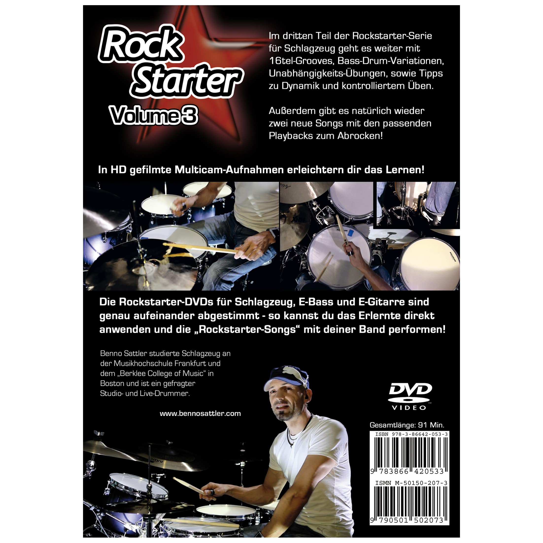 Artist Ahead Rockstarter Vol. 3 - Schlagzeug - Benno Sattler 1