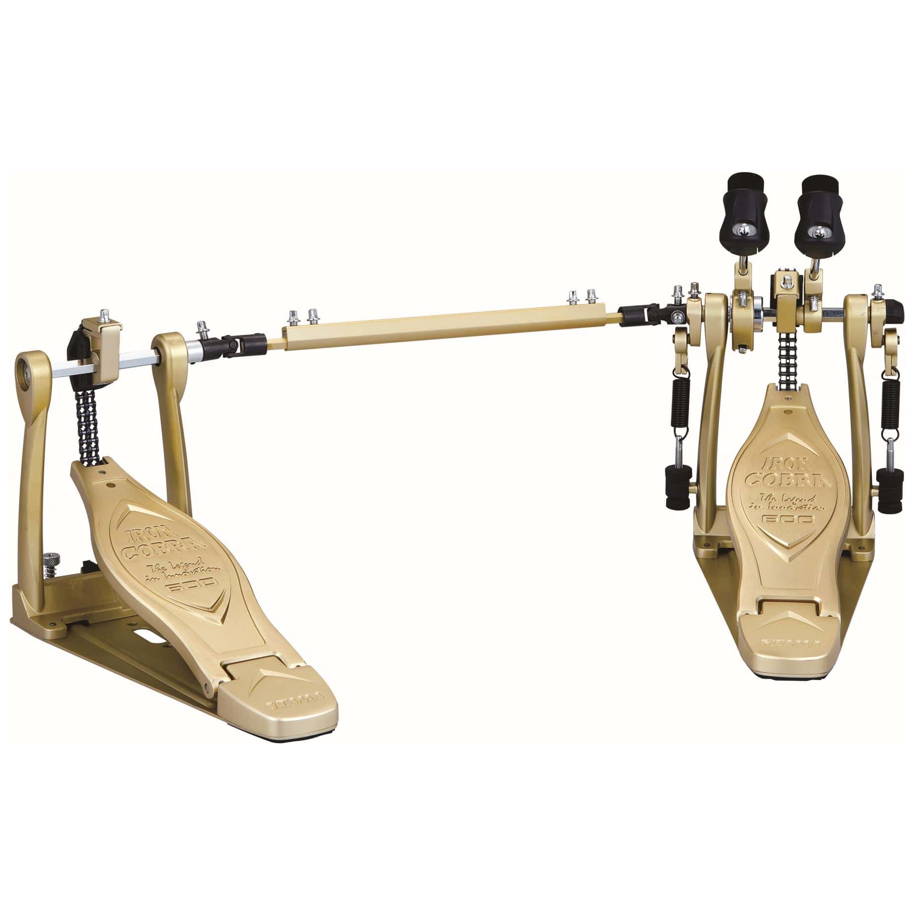 Tama HP600DTWG Iron Cobra 600 Duo Glide Bass Drum Twin Pedal - gold - Limited Edition