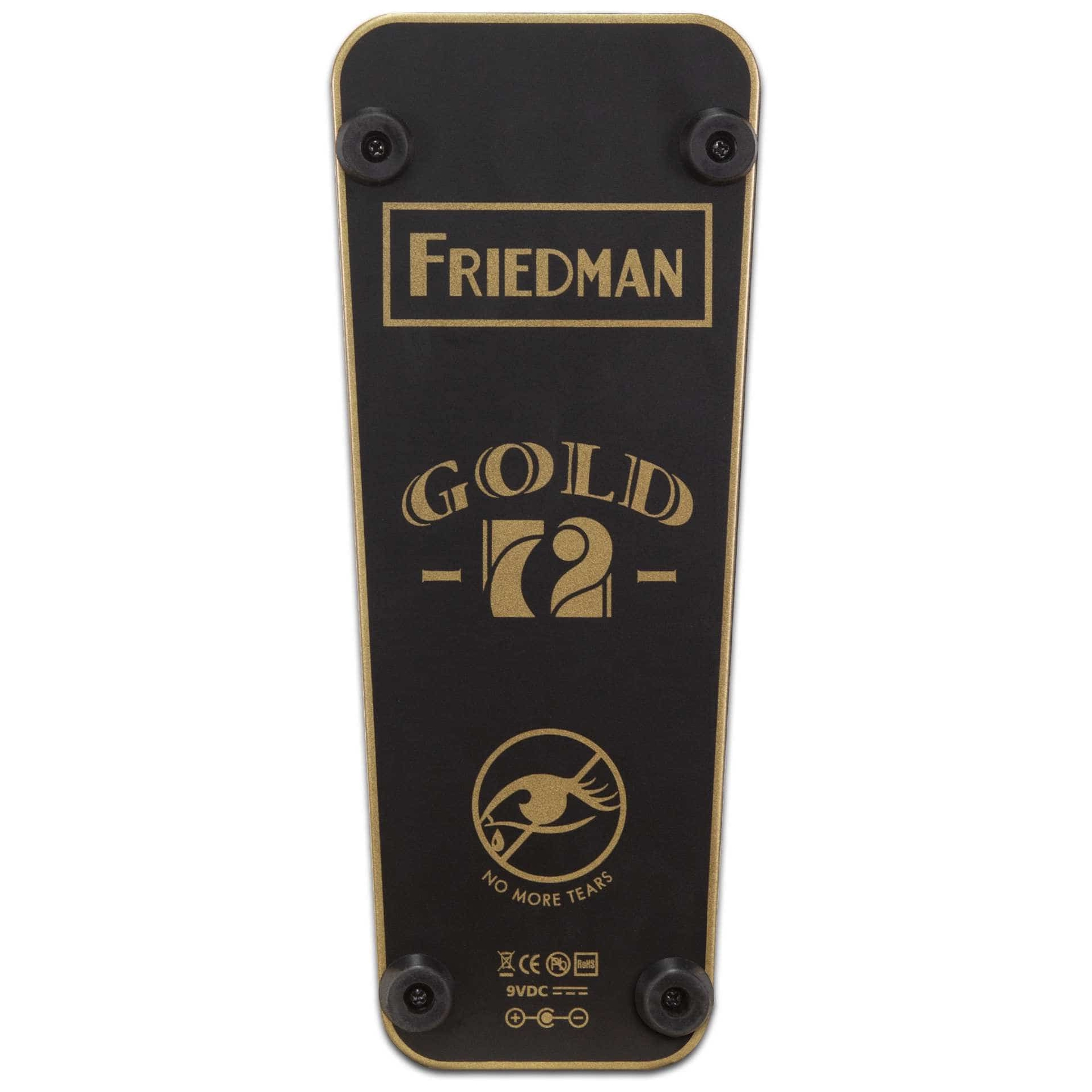 Friedman Amplification No More Tears Gold 72 Wah Pedal