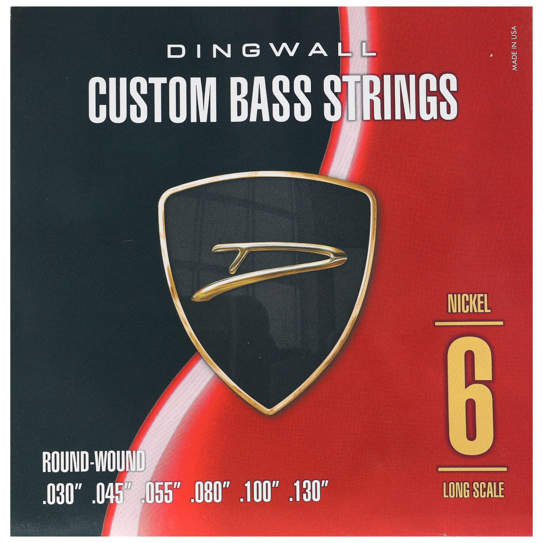 Dingwall Long Scale 6-String Nickel Plated Steel 030 - 130