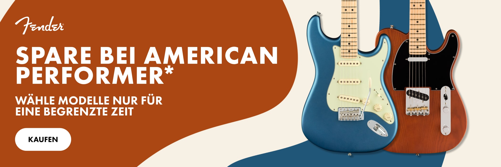 Banner for Fender American Performer Promotion