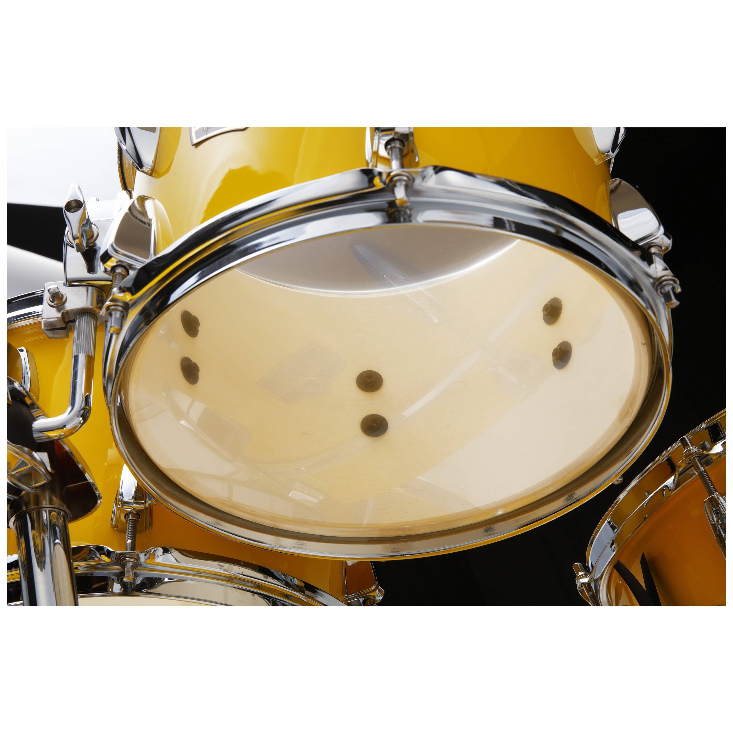 Tama IP50H6W-ELY Imperialstar Drumset 5 teilig  - Electric Yellow/Chrom HW + MEINL Cymbals HCS Bronze 2