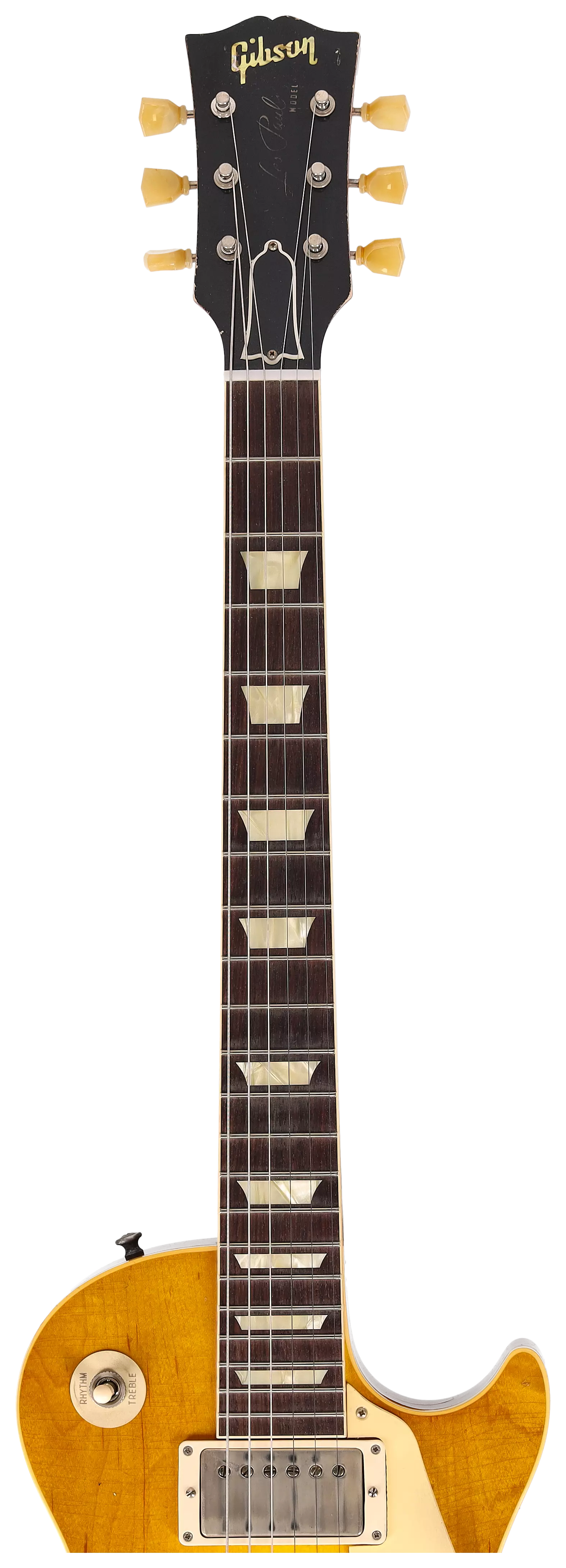 Gibson 1958 Les Paul Standard Reissue Heavy Aged Lemon Burst Murphy Lab #1 11