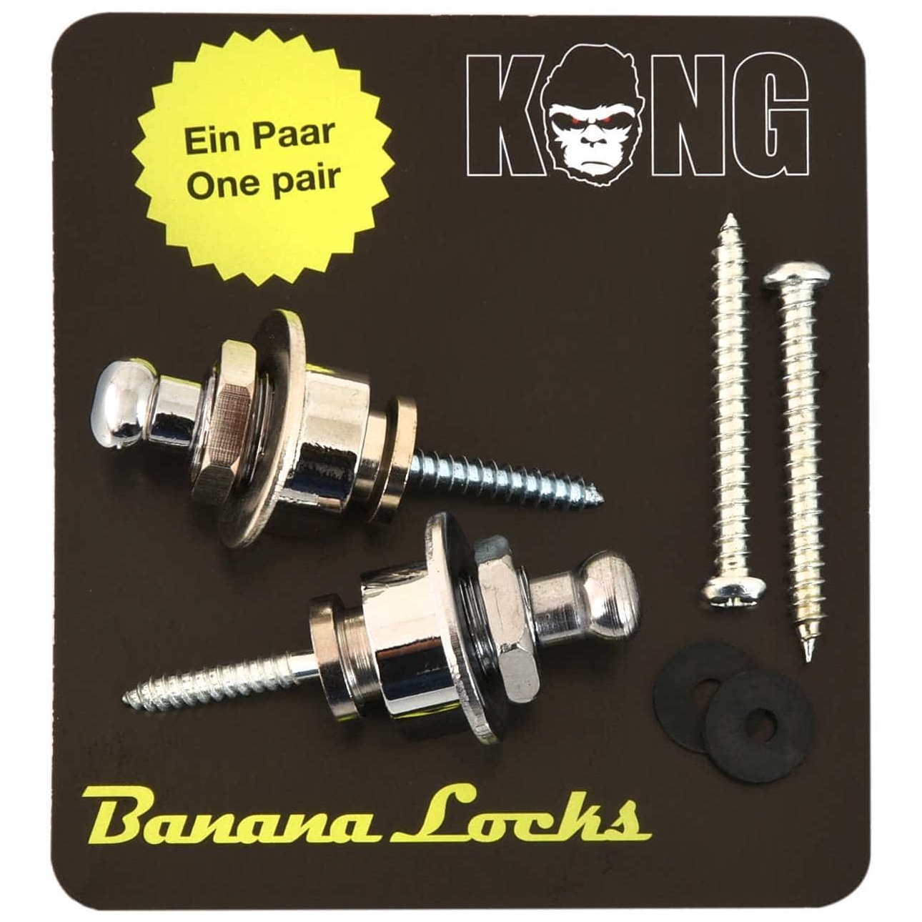 Kong Banana Locks Chrom