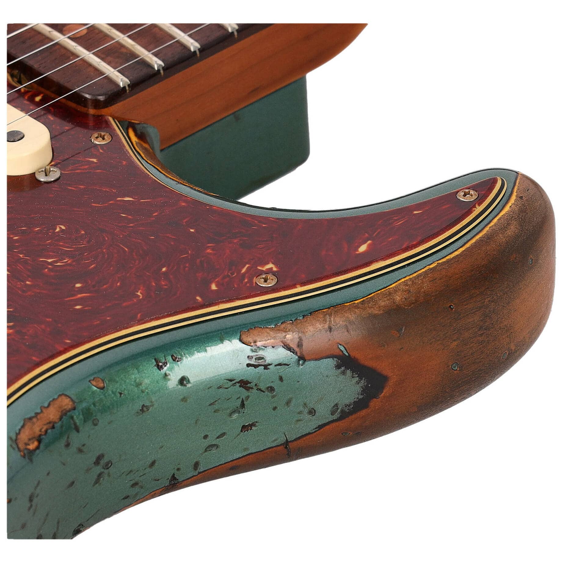 Fender LTD Custom Shop 1961 Stratocaster Roasted Super Heavy Relic Aged Sherwood Metallic over 3TS 12
