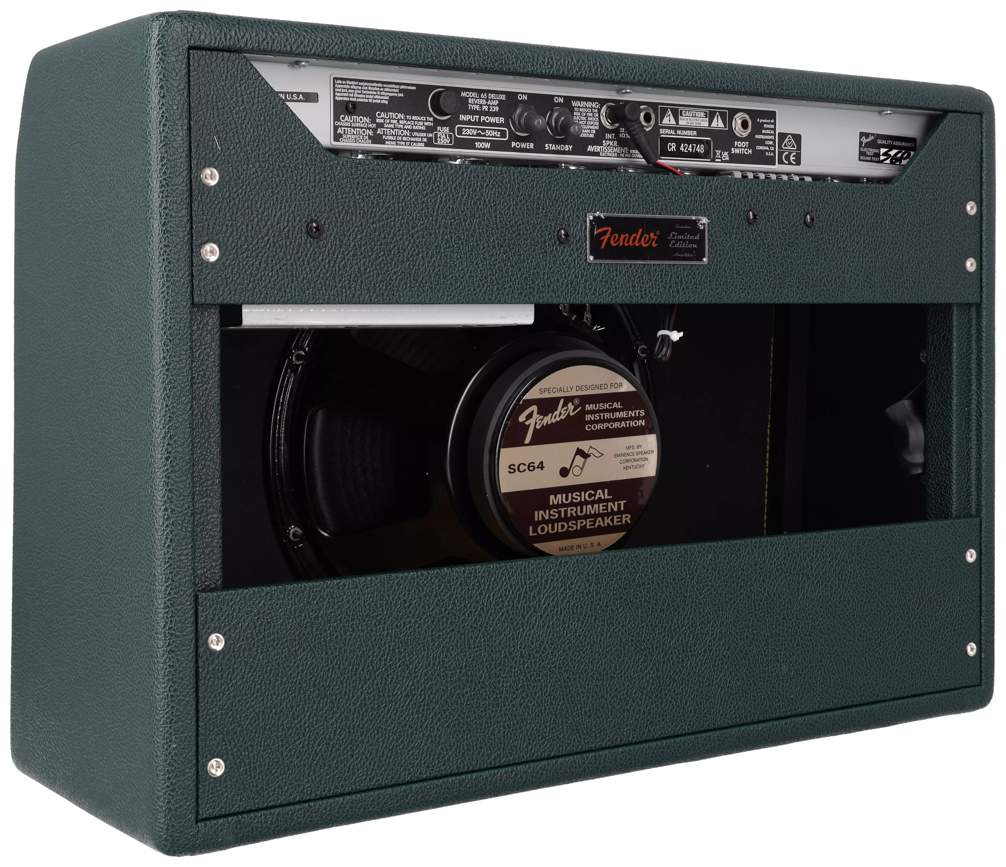 Fender FSR 65 Deluxe Reverb British Racing Green 4