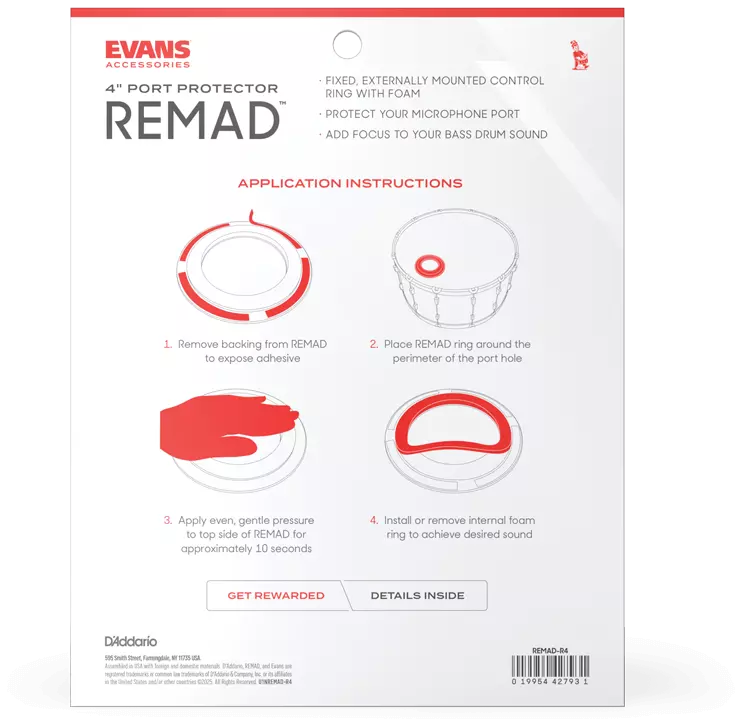 Evans REMAD R4 Port Protector 1