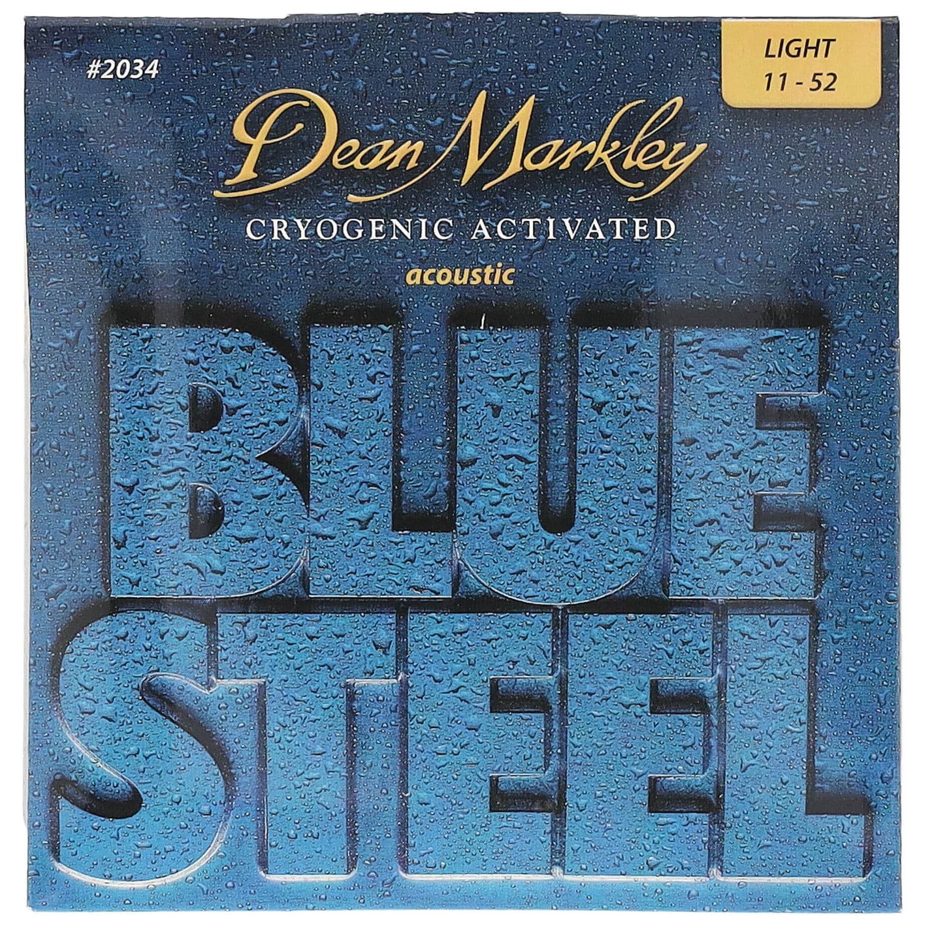 Dean Markley 2034 LT - Blue Steel Acoustic Light | 011-052