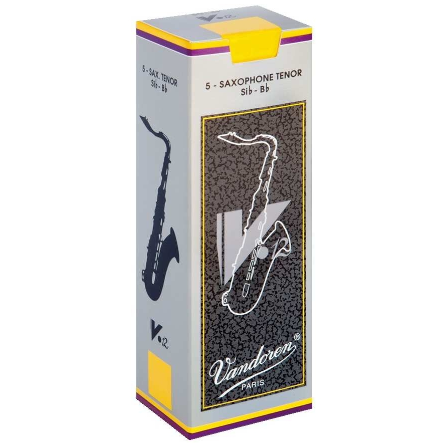Vandoren - Vandoren V12 Tenorsaxophonblätter Stärke 4,5 5er Pack
