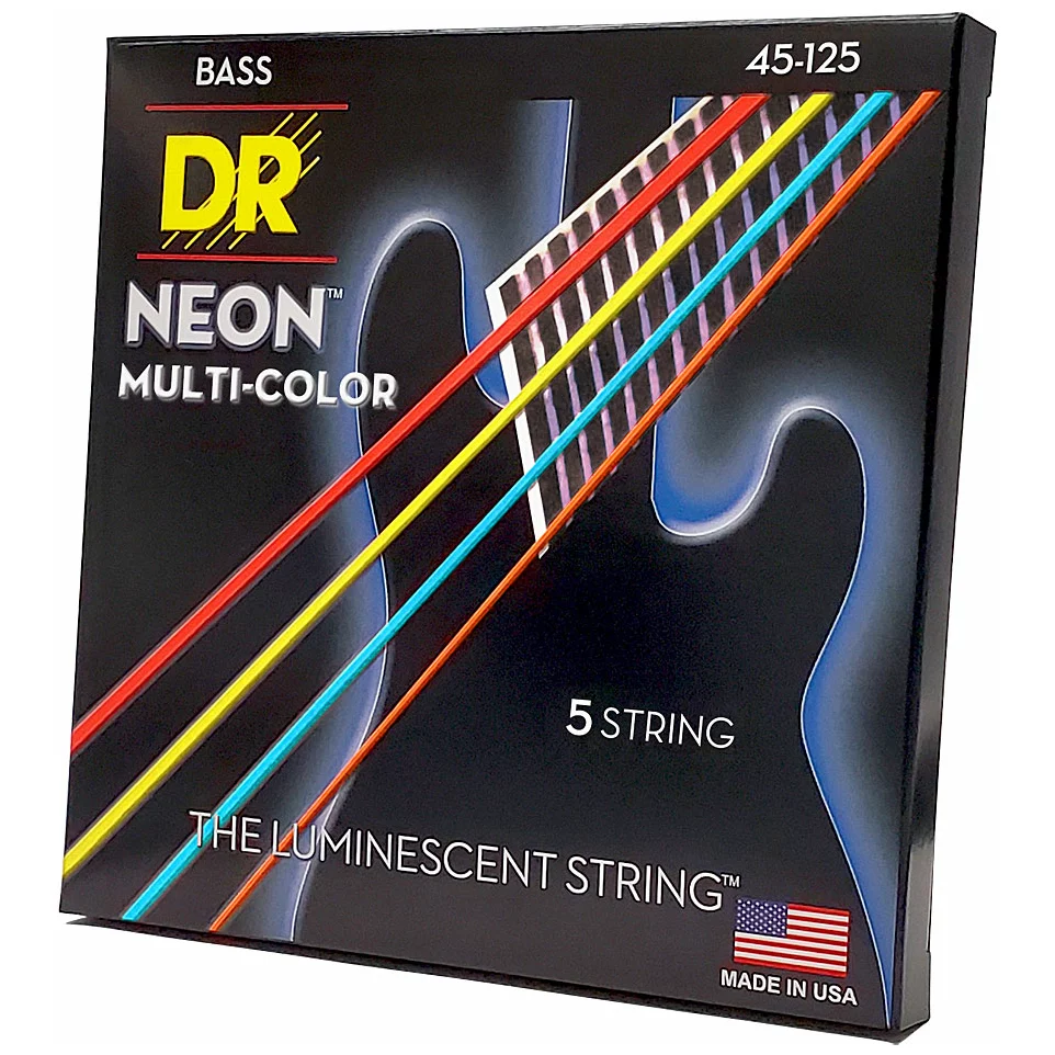 DR Strings Neon Multi-Color NMCB5-45 5-String 2
