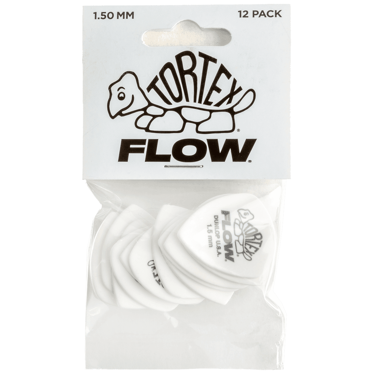 Dunlop Tortex Flow Std. Picks 1,50 Player's Pack 12 Stück