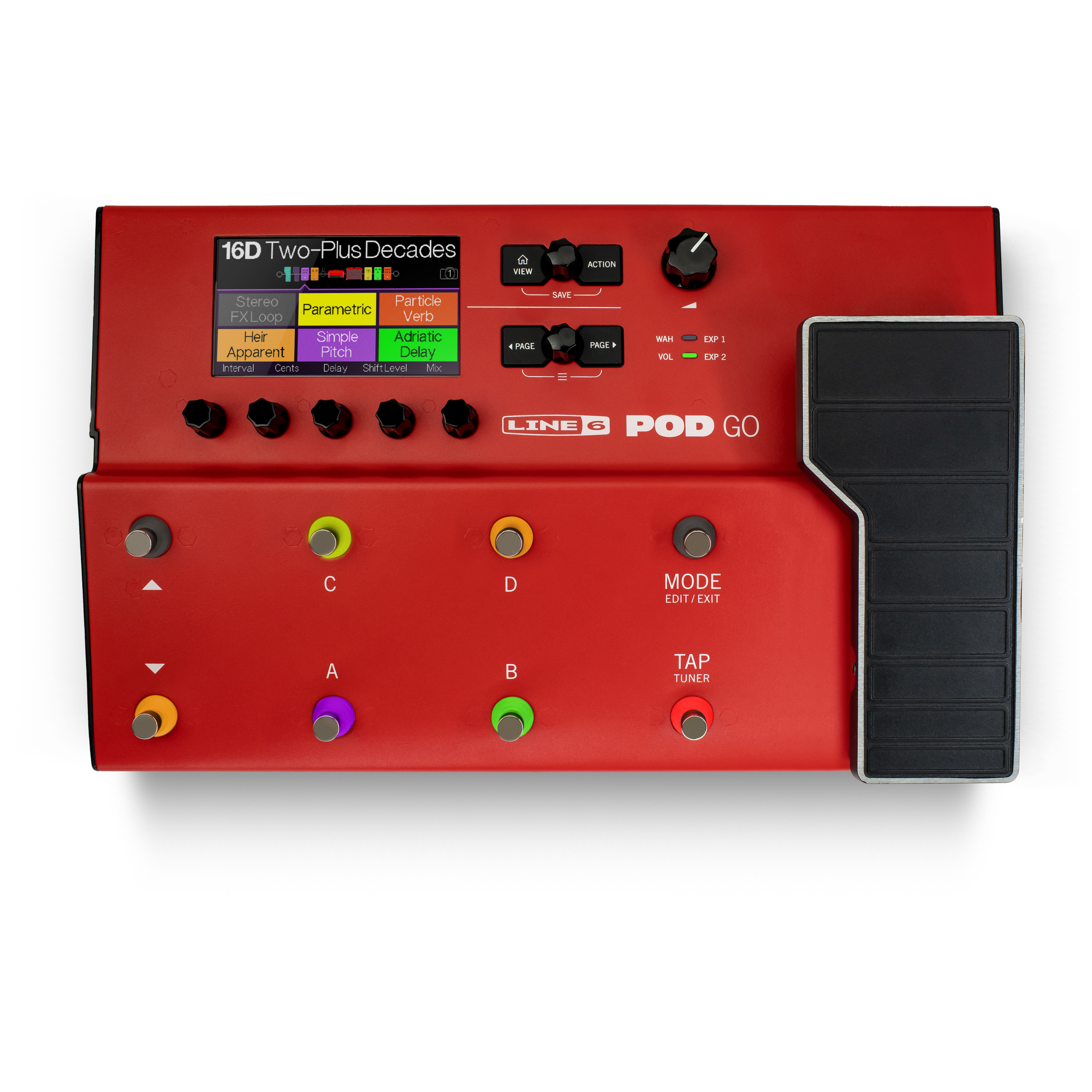 Line 6 POD GO Limited Edition Red 4