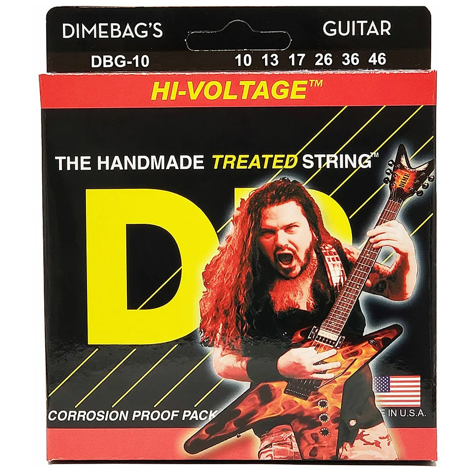 DR Strings Dimebag Hi Voltage DBG-10 Medium .010-.046 1