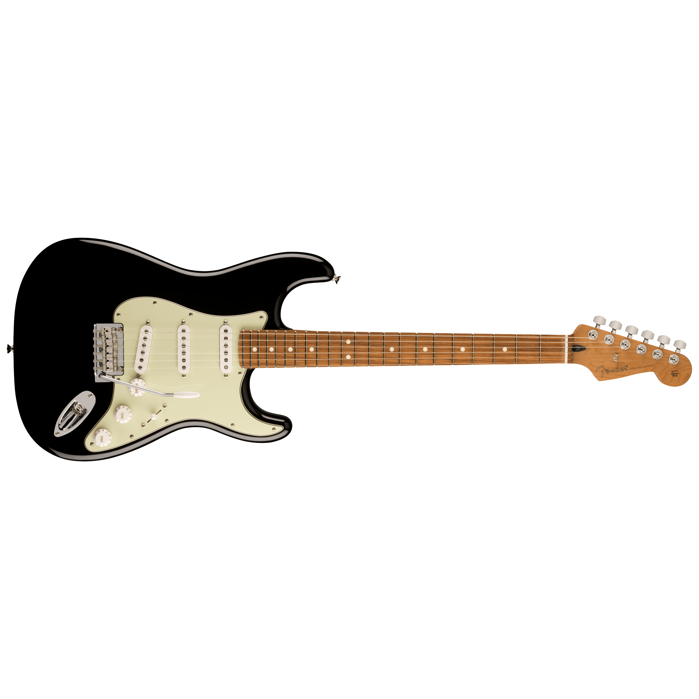 Fender LTD Player Stratocaster PF RST MN BLK 1