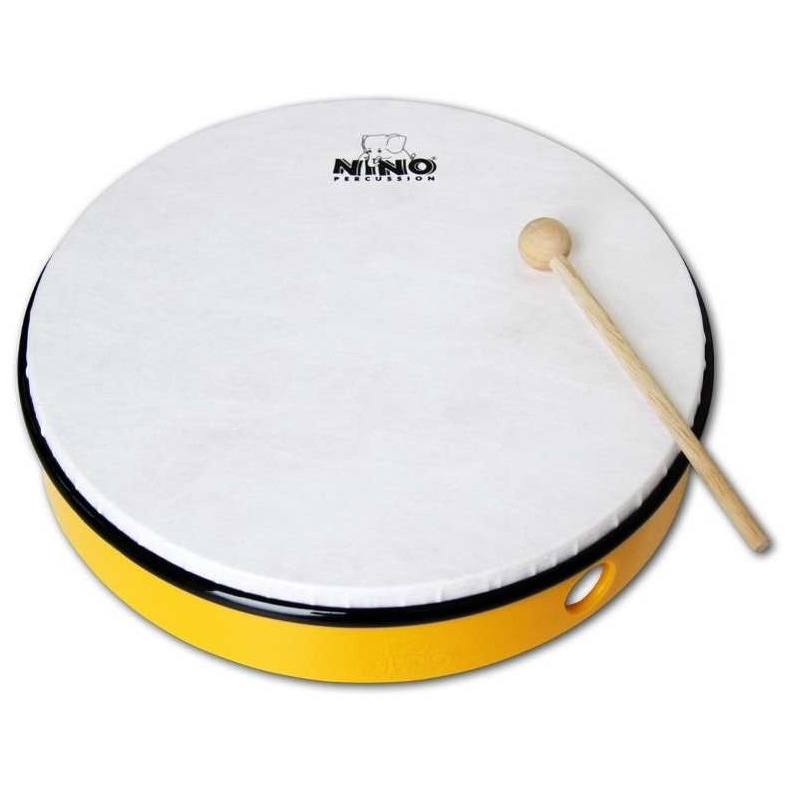 Nino Percussion NINO5Y - 10 Zoll ABS Hand Drum, Yellow