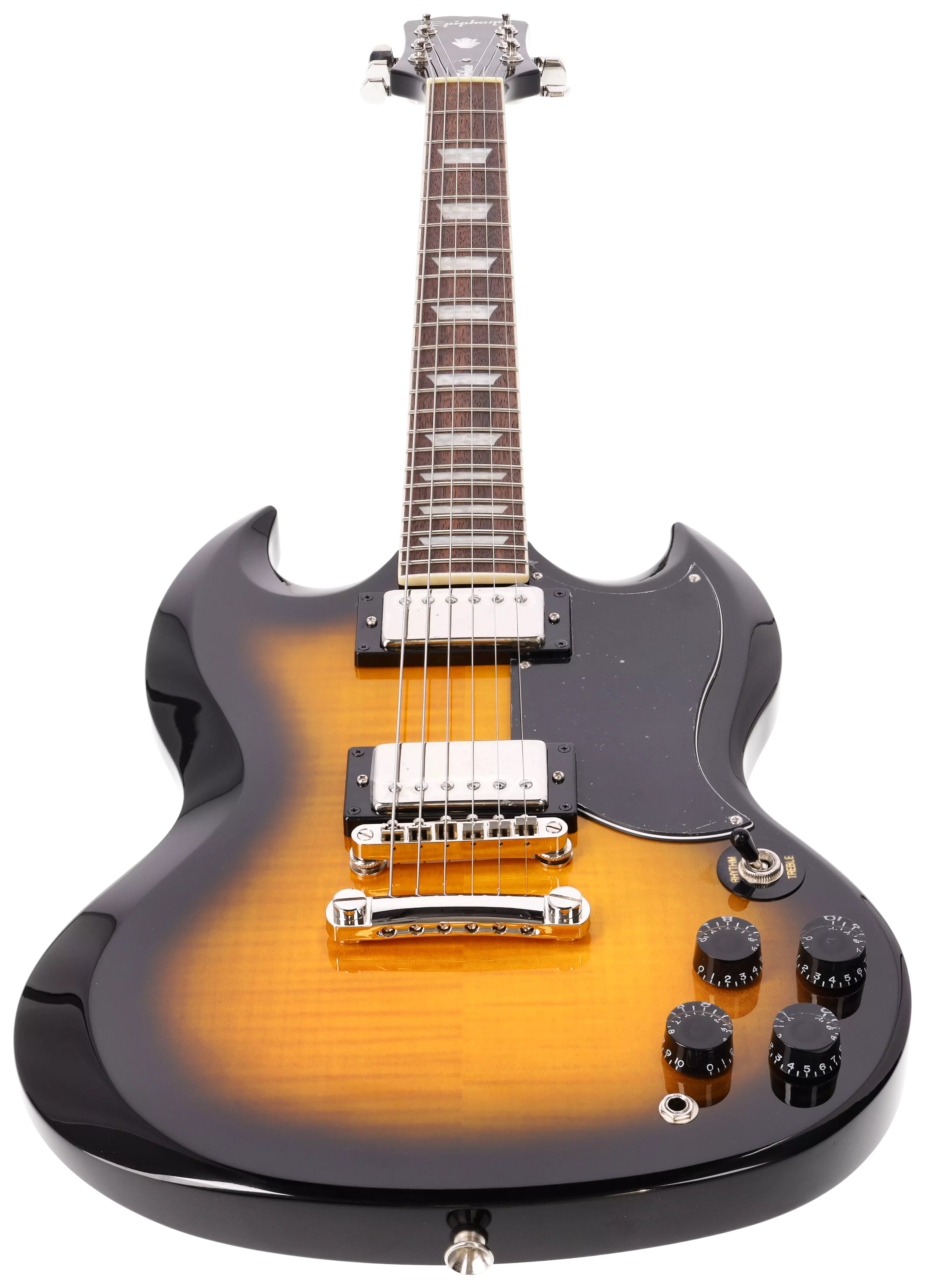 Epiphone SG Tribute Plus Vintage Sunburst 3