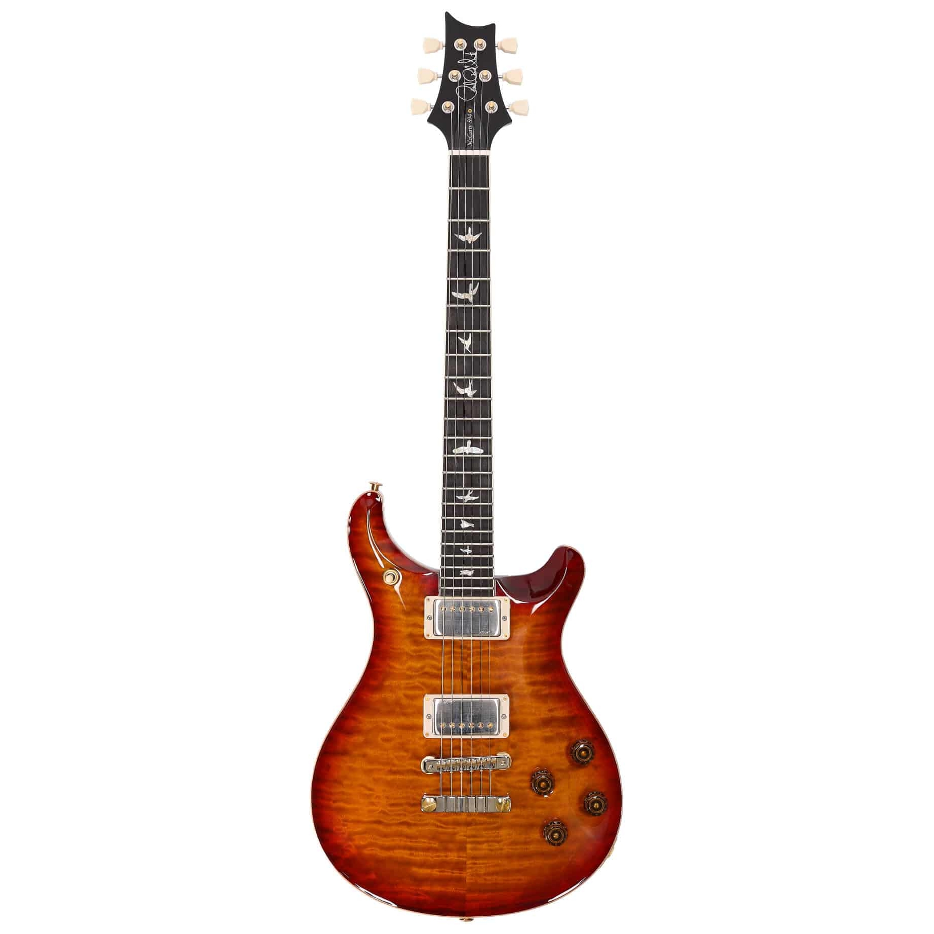 PRS McCarty 594 Dark Cherry Sunburst 10 Top Quilted Stained MN EB