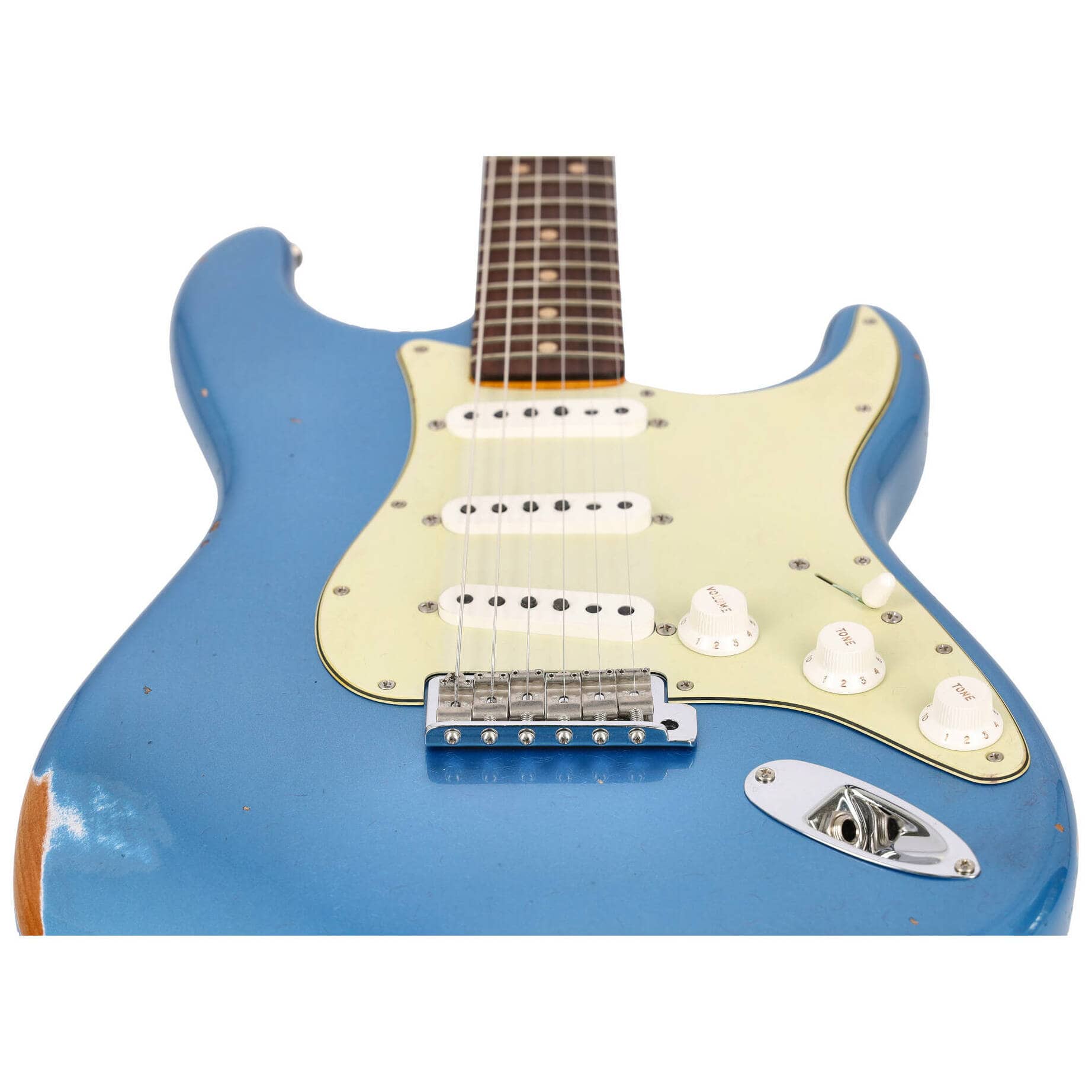 Fender Custom Shop 1963 Stratocaster Relic Aged Lake Placid Blue Metallic 4