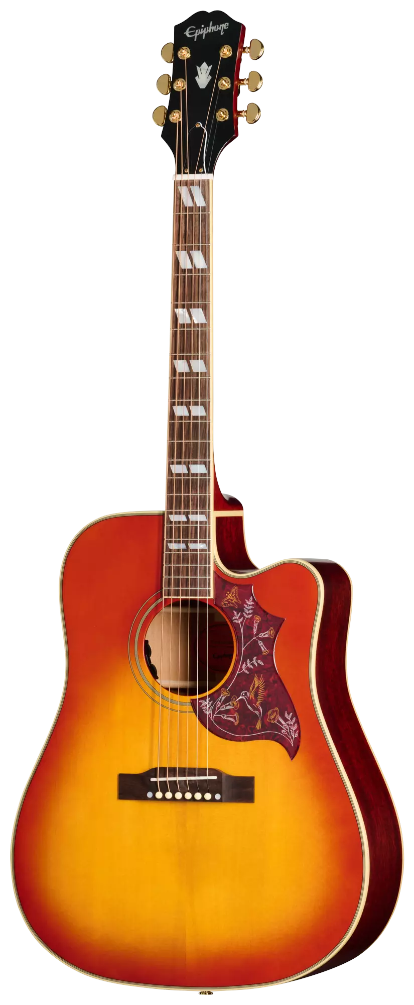 Epiphone Hummingbird Standard EC Cherry Sunburst 2