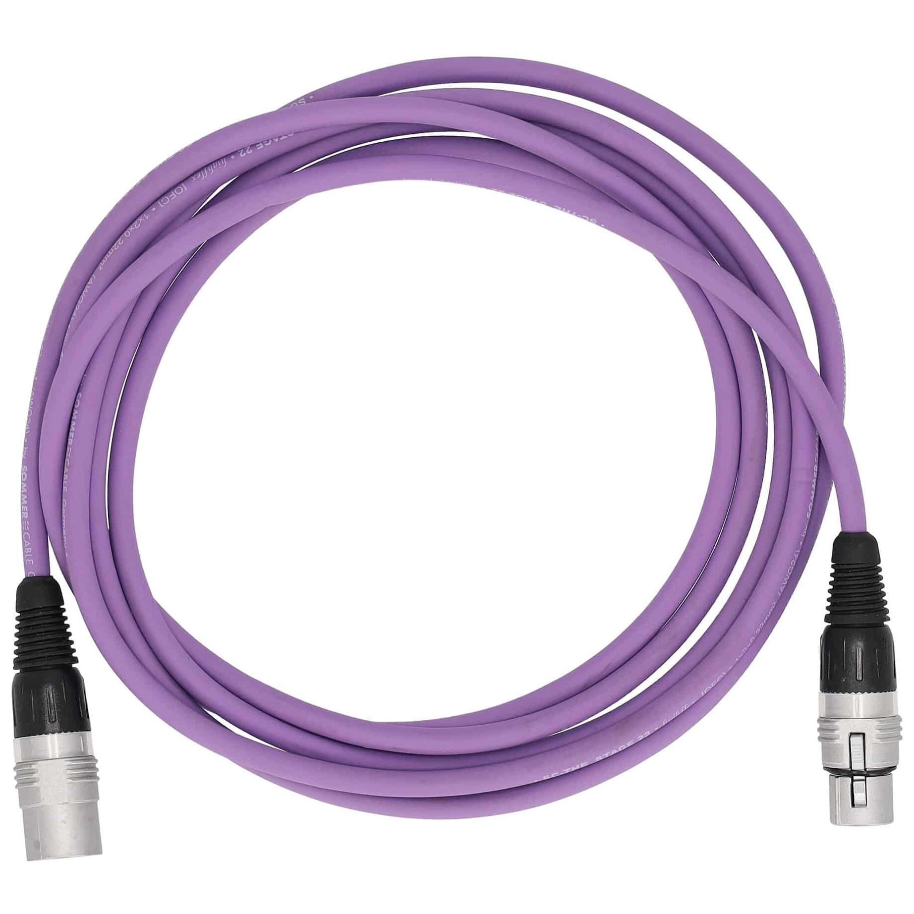 Sommer Cable - Sommer Cable SGHN-0300-VI Stage 22 Highflex XLR Male - XLR Female 3 Meter