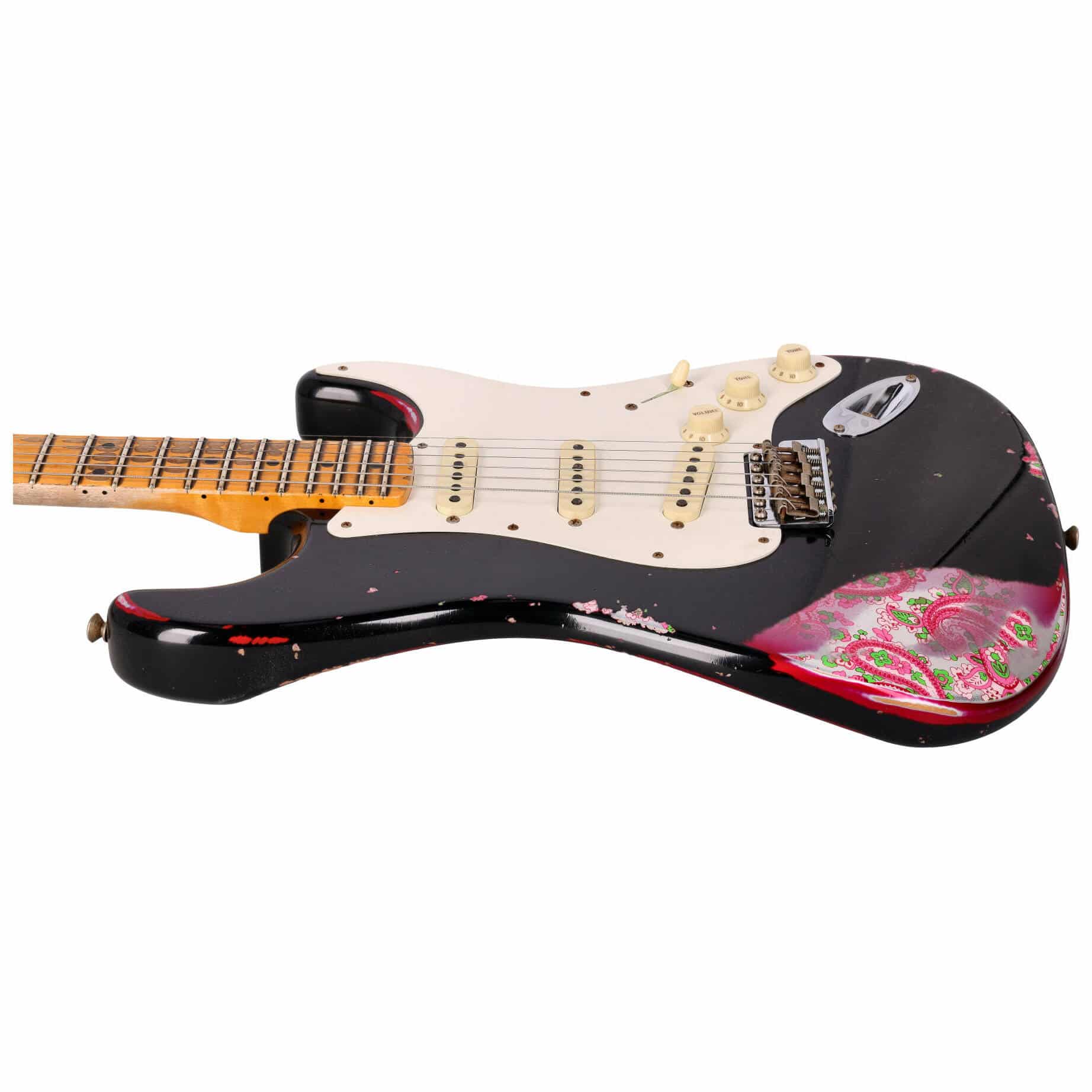 Fender LTD Custom Shop Mischief Maker Heavy Relic Aged Black over Pink Paisley 8