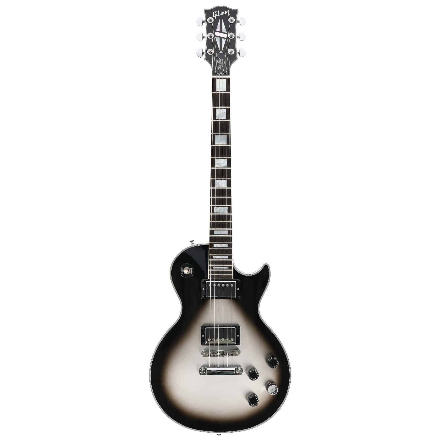 Gibson Les Paul Custom Ebony Chrome Silverburst
