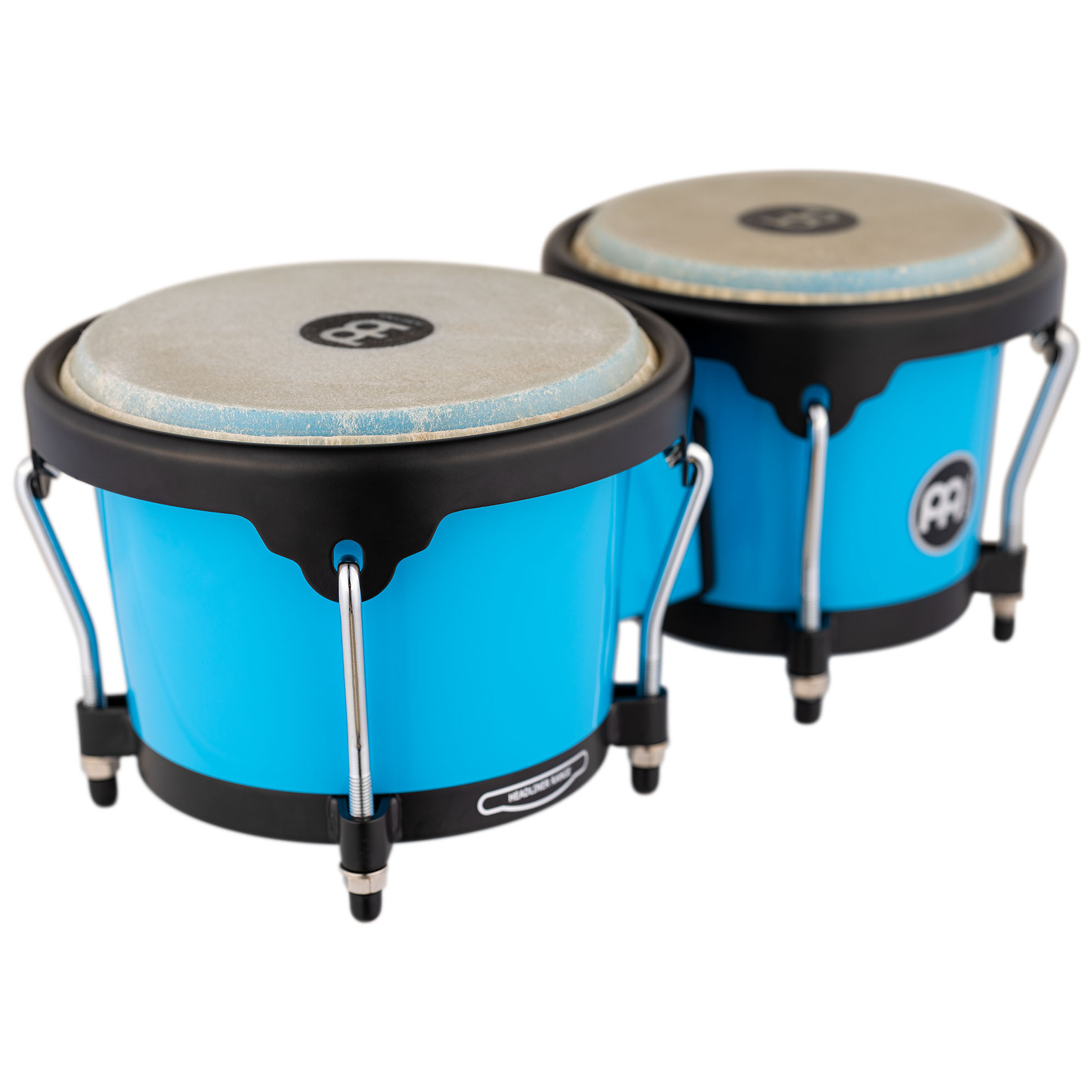 Meinl Percussion HB50GB - 6 1/2" & 7 1/2" Molded ABS Bongo, Glacier Blue  5