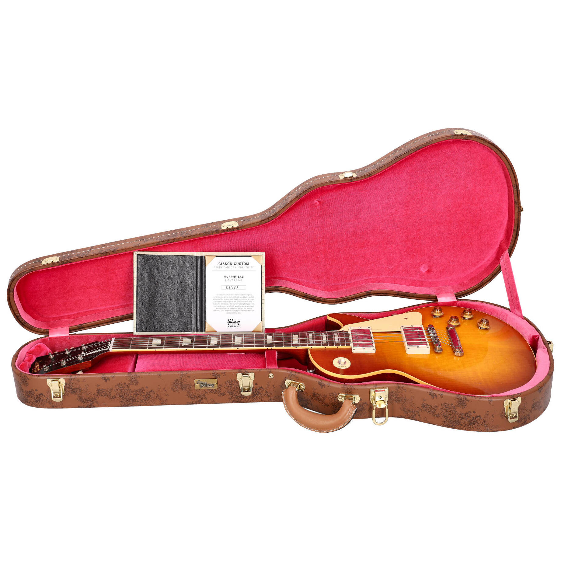 Gibson 1958 Les Paul Standard Iced Tea Burst Light Aged Murphy Lab Session Select #2 20