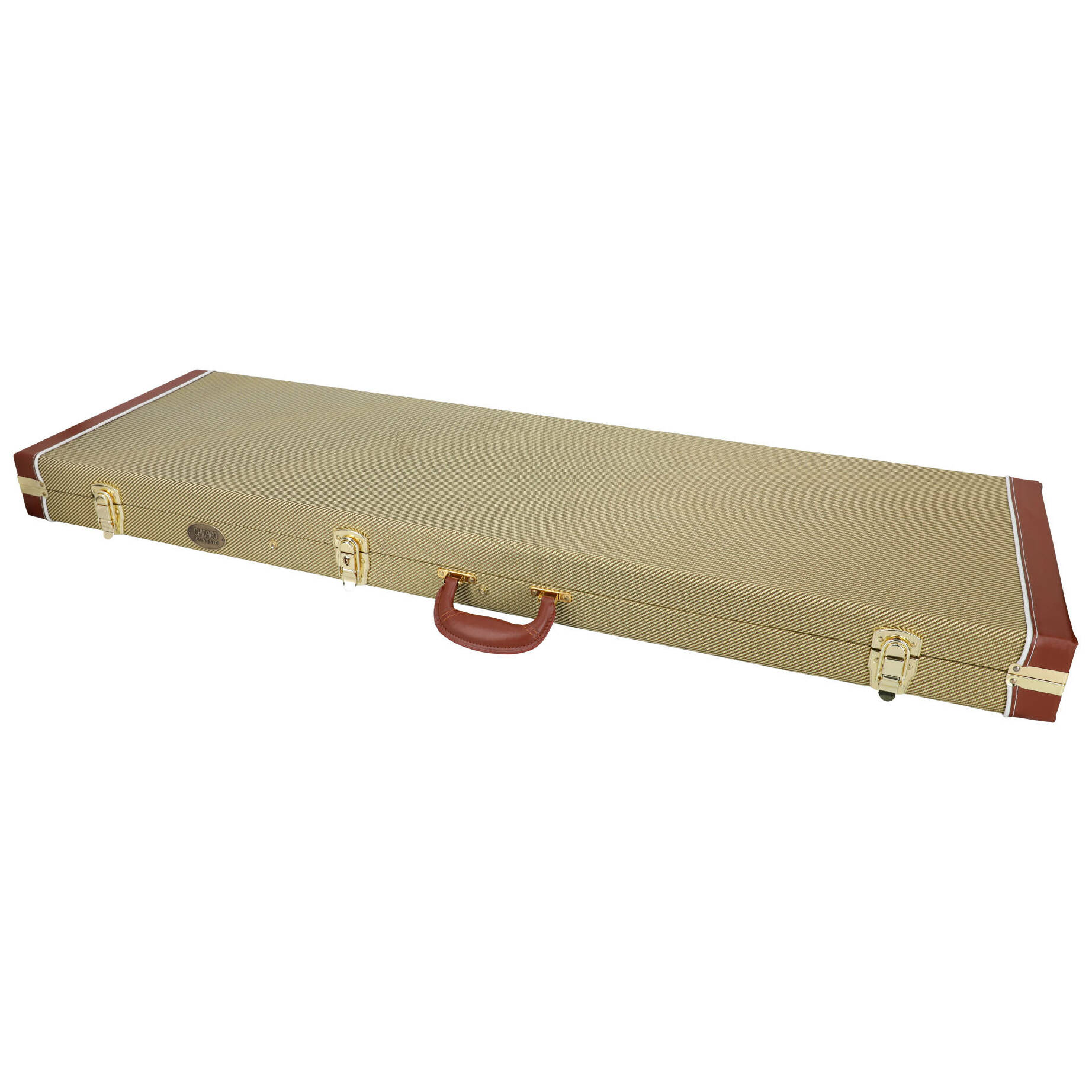 Chicago Classic E-Bass Koffer Tweed Yellow 1