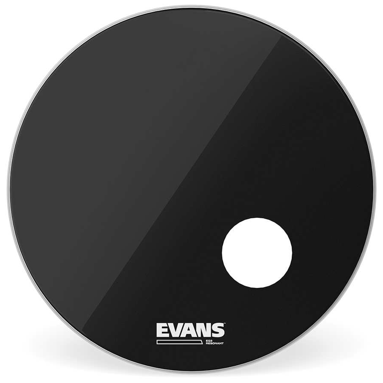 Evans BD22RB - EQ3 Resonant Black Bassdrum Resonanzfell - 22 Zoll - Bass-Drum-Fell