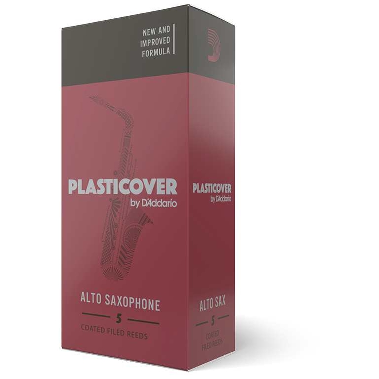 D’Addario Woodwinds - D’Addario Woodwinds Plasticover - Alt Saxophone 2,0 - 5er Pack - 1