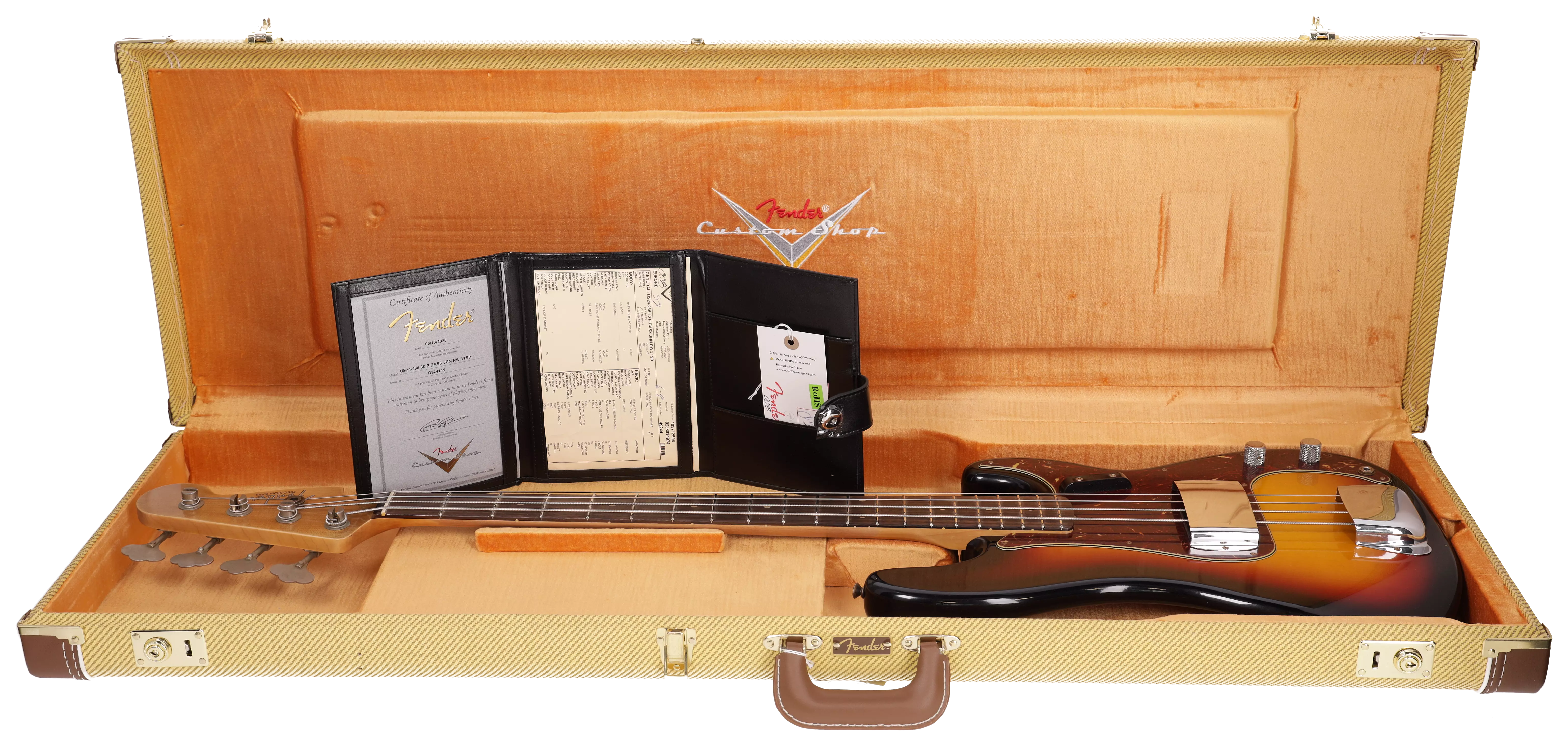 Fender Custom Shop 1960 Precision Bass RW JRN 3TS 17