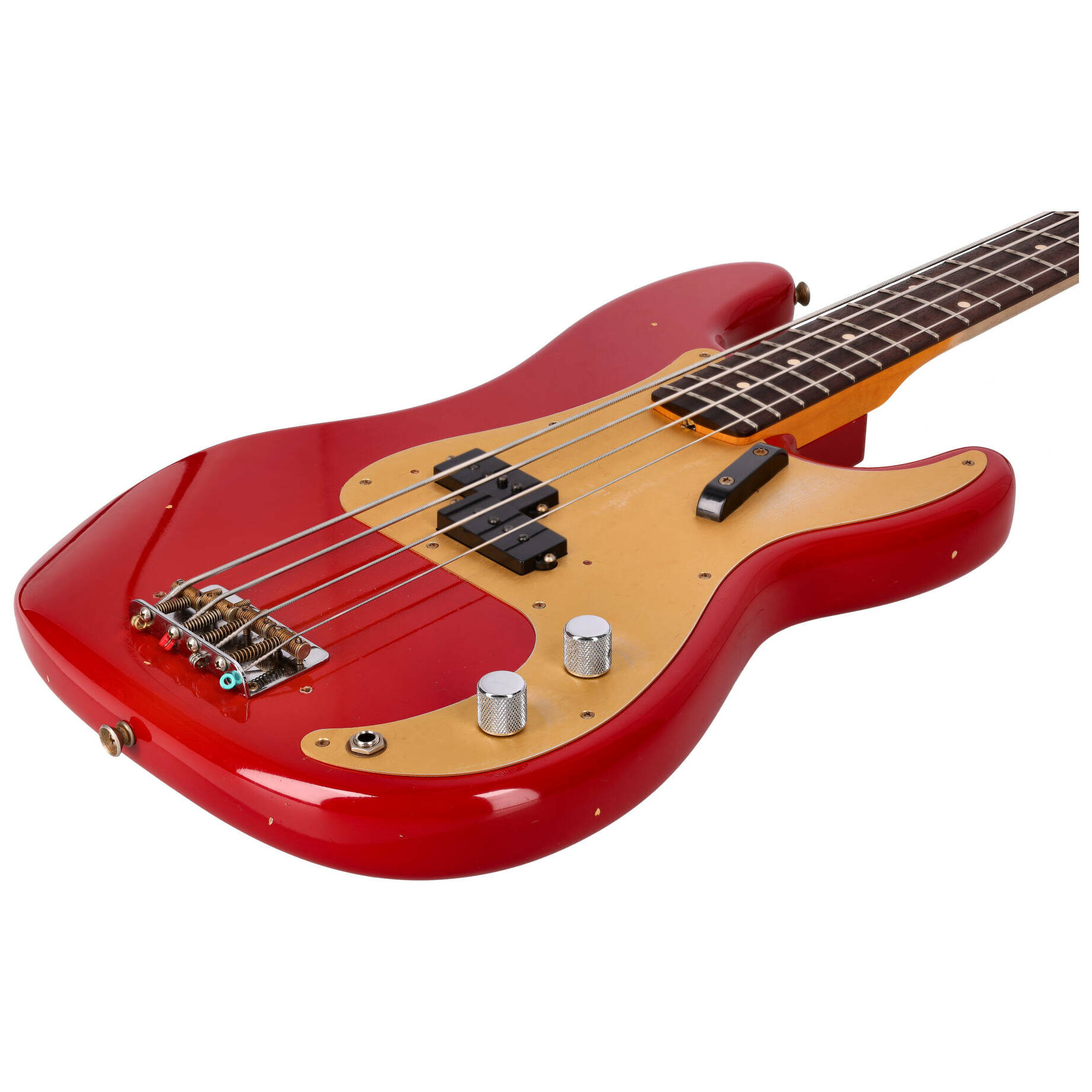 Fender Custom Shop Limited Edition '59 Precision Bass Journeyman Relic RW Aged Dakota Red 7