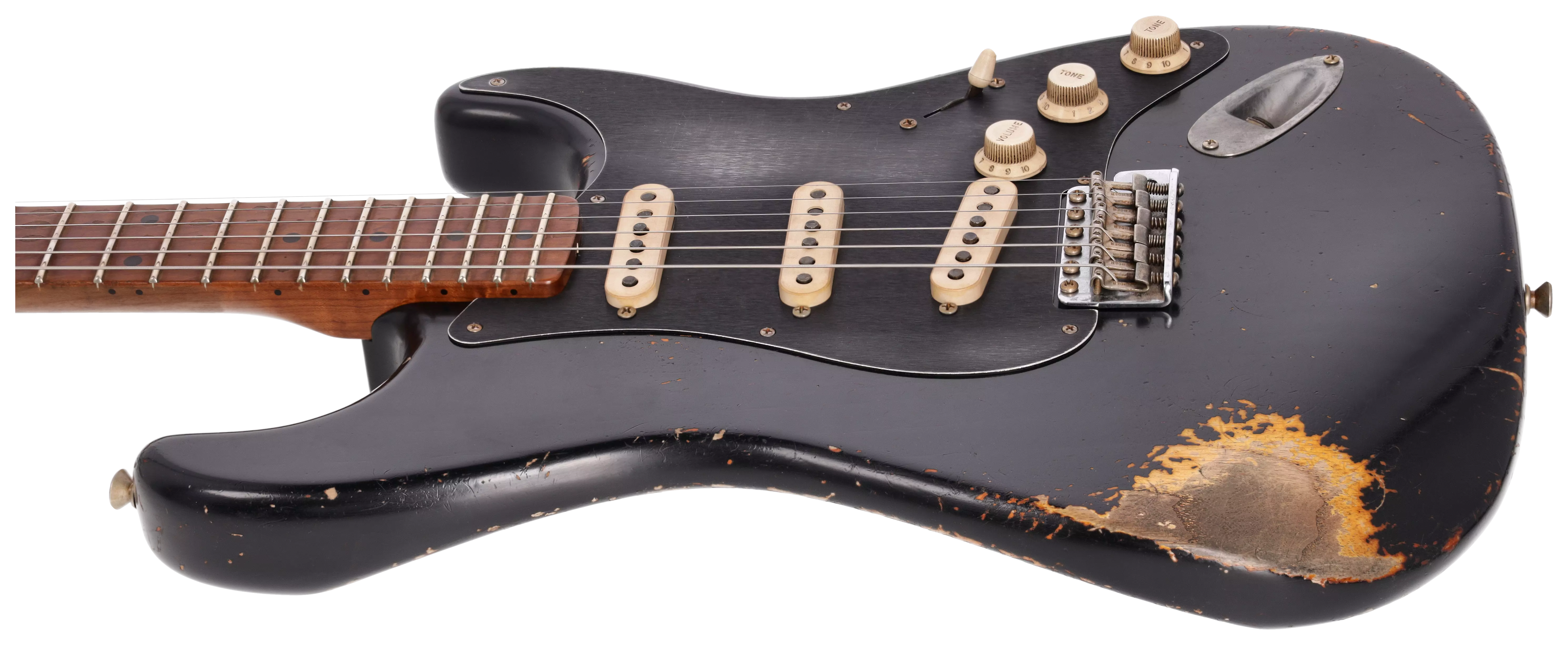 Fender Custom Shop 50´s Stratocaster HVYREL BLK over VB MBAH #1 5